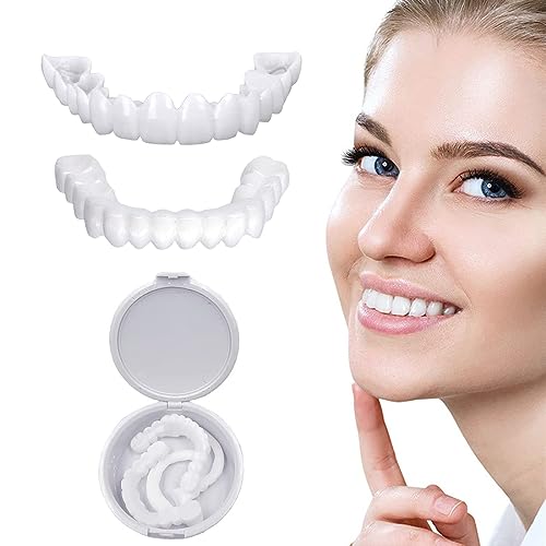 SmilePro 🦷 - Carillas Dentales Ajustables De Resina + ESTUCHE REGALO - 🔥 Oferta Especial