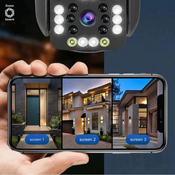 🔥 Zoom Guard - Cámara de Seguridad WiFi 360°