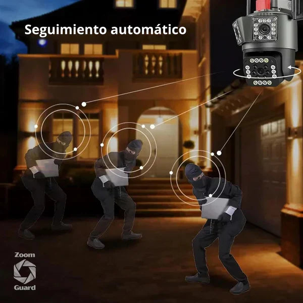 🔥 Zoom Guard - Cámara de Seguridad WiFi 360°