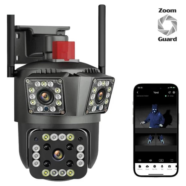 🔥 Zoom Guard - Cámara de Seguridad WiFi 360°
