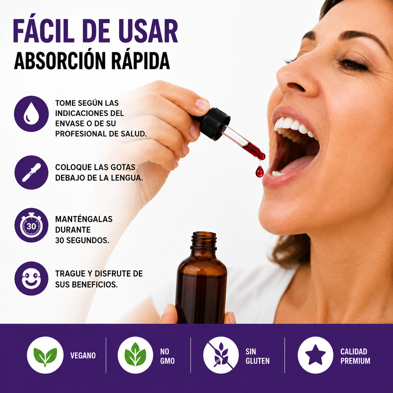 VITAL B12+ Fórmula de Máxima Potencia Vitamina B12 • B6 • B1 • Niacina • Ácido Fólico