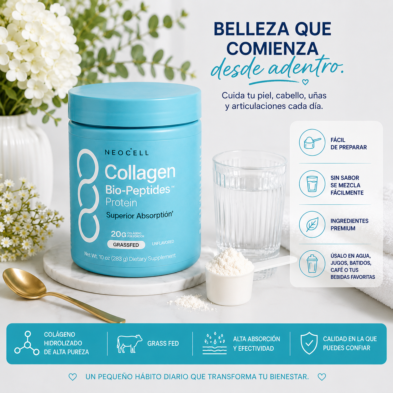 NeoCell® Collagen Bio-Peptides Protein